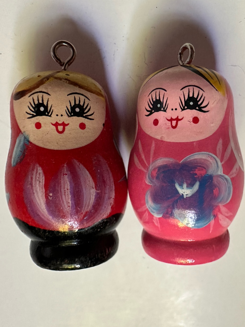 ✨5/$25 Wooden Russian Doll Jewelry Pendant Pair🪆